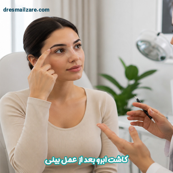 کاشت ابرو بعد از عمل بینی - دکتر اسماعیل زارع